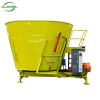 Mélangeur vertical électrique pour boîte moteur avec machine de traitement des aliments et mélangeur adapté aux fermes laitières