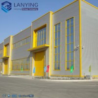 Estructura de Acero Prefabricada, Salón de Exposiciones para Concesionarios de Autos 4S, Almacén con Estructura Metálica