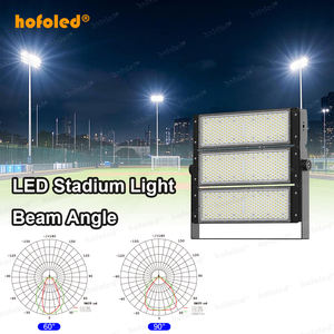 हॉल्ड 600 वाट बेसबॉल स्टेडियम रोशनी 150lm/w प्रकाश दक्षता मैक बैडमिंटन फ्लडलाइट 750w स्पॉटलाइट गोल्फ बेस लैंप - Product Image 5