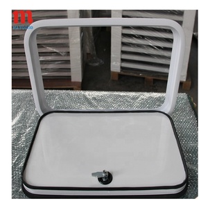Perfil de aluminio de alta resistencia RV Puerta de equipaje caravana Camper remolque puerta de acceso con cerradura de puerta - Product Image 4