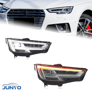 ชุดไฟหน้า LED Junyo สำหรับ A4L ปี 17-19 แบบดัดแปลงโปรเจคเตอร์แบบ Low-Profile คุณภาพสูง พร้อมไฟ Daytime Running Lights ให้แสงสว่างสูง - Product Image 1