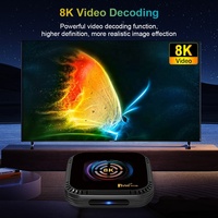 TV98 TEST H728 8K Streaming Internet Gratuito OTT WiFi 6 Potente Prueba Premium Smart 2026 Android 14 Decodificador de TV Superior con 12 Meses de Garantía
