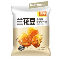 Frijoles de Orquídea con Sabor Salado y a Carne de Res, Bolsa de 20g, Snack al por Mayor, Snacks Locales, 240 Días de Vida Útil