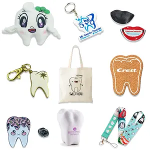 Produtos promocionais de anúncios personalizados, dentes corporativos dentários presentes de negócios itens promocionais com logotipo para marketing