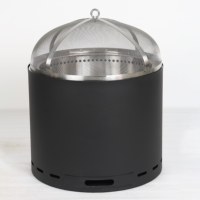 Vente en gros usine Brasero d'extérieur sans fumée en acier inoxydable pour charbon de bois, pour jardins, fêtes et cours arrière