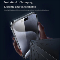 Protection d'écran Premium 99H ESD en verre trempé pleine couverture pour iPhone 18 Pro Max 17 17E 16 15 14 13 11 XR XS Plus