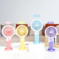 Ventilateur portable électrique Bingo Fresh, mini-ventilateur à main rechargeable par USB, trois vitesses, grand flux d'air pour voiture, camping-car, hôtel, garage, refroidissement