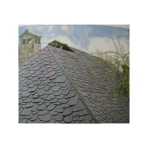 Bom preço telhas de ardósia preta