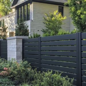 Paneles de Cerca de Aluminio Personalizados, Horizontales, de Lujo, para Privacidad en el Jardín, con Revestimiento en Polvo, Paneles de Cerca de Aluminio para Exteriores - Product Image 5