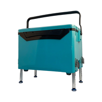Glacière de pêche multifonction portable en PP étanche 50-60L avec siège intégré pour le lac et la rivière