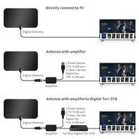 Uhf Dvb T2 Externe Beste Indoor Voor Afrika Digitaal Met Versterker Tv-Antenne
