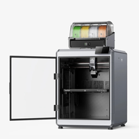 Imprimante 3D de bureau K2 Plus pour Combo, double extrudeur PLA, nouvelle, 16 couleurs, vitesse rapide 600 mm/s, 350*350*350 mm, prototypage FDM automatique