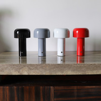 Lampe de chevet LED sans fil portable en forme de champignon, décorative, moderne et de haute qualité, avec batterie de secours