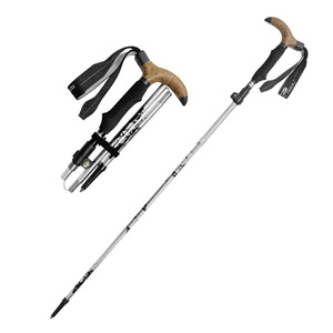 Bastones de Trekking Newcastle de Aleación de Aluminio, 5 Secciones Telescópicas, Bastones de Senderismo, Equipo de Viaje para Exteriores - Product Image 1