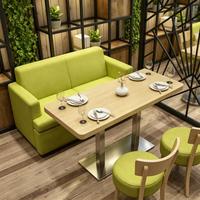 Mobilier de restaurant commercial en bois massif, banquette, canapé, vente en gros, restauration rapide, salon, table et chaises de salle à manger