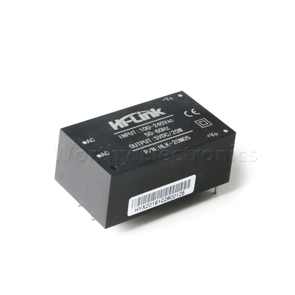 Electrical component IC MODULE 20W 5V 4A HLK-20M05 AC DC Power Supply Step-Down HLK-20M