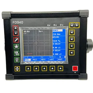 FD340 Alat Uji NDT Detektor Cacat Ultrasonik Universal dengan Lampu Latar LED Tampilan Warna Cerah