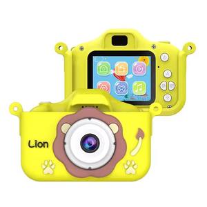 X8S Mini double objectif enfants caméra 1080P dessin animé lion enfants caméra adorable jouet enfants selfie appareil photo numérique comme prix cadeau - Product Image 4