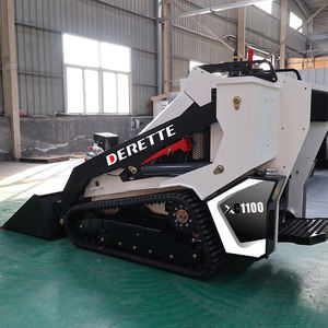 Derette XC1100 Multifunctionele CE EPA Diesel Rupsmini-kniklader met bakbevestiging voorlader - Product Image 4