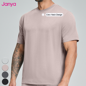 T-Shirt a Maniche Corte da <span class=keywords><strong>Uomo</strong></span> Janya, Morbida e Microforata, ad Asciugatura Rapida, Traspirante, per Fitness, Corsa, <span class=keywords><strong>Tennis</strong></span> e Sport - Product Image 3