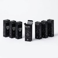 Mini boîtes de rangement de voyage pour parfums, petits flacons d'échantillons de parfum en verre, testeurs de parfum, emballages cosmétiques, boîtes pliables