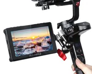 Feelworld y Seetec monitor de campo 4K mini lcd de 5,5 pulgadas cámara DSLR Monitor con HDMI 4K para disparar