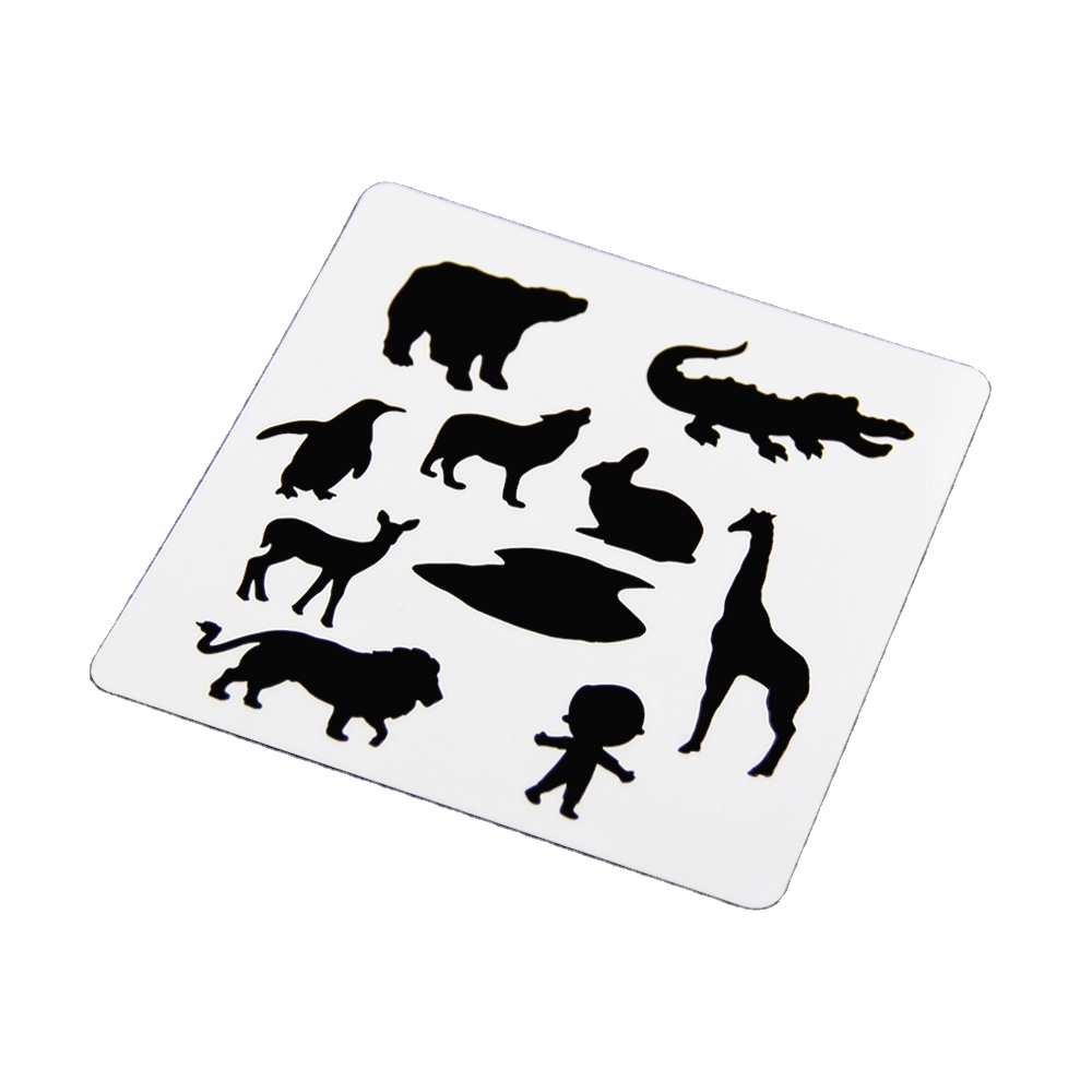 Трафарет для журнала, набор пластиковых планеров для самостоятельного рисования