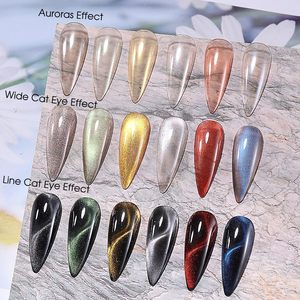 Poudre pour ongles effet œil de chat 3D magnétique, pigment aurora, pigment métallique pour ongles, effet galaxie pour nail art, manucure, gel polish - Product Image 5