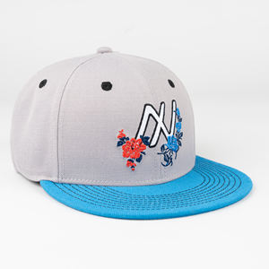 Casquette de baseball ajustée en laine mélangée brodée à 6 panneaux, personnalisable OEM/ODM, TCAP Chine - Product Image 3