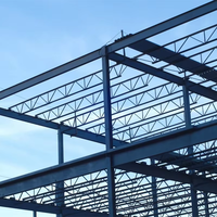 Structure en acier préfabriquée robuste Q355B pour la construction d'ateliers métalliques et de bâtiments industriels de grande envergure