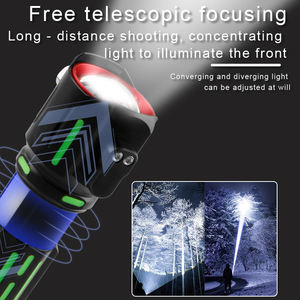 Herramienta multifuncional de autorrescate para coche, martillo de Escape de emergencia, linterna LED táctica, linterna de martillo de Escape - Product Image 6