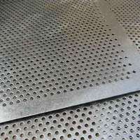 Grille de haut-parleur en tôle perforée en acier inoxydable, micro-perforée en aluminium, personnalisée