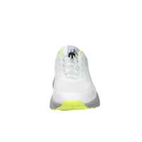 Baskets pour enfants Calvin Klein, blanc jaune fluorescent, hauteur de talon 40 mm, toile respirante, à lacets, chaussures de sport