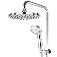 Ensemble de douche pluie en gros 195 mm haute pression, pommeau de douche pluie 3 modes pour hôtel et rénovation résidentielle