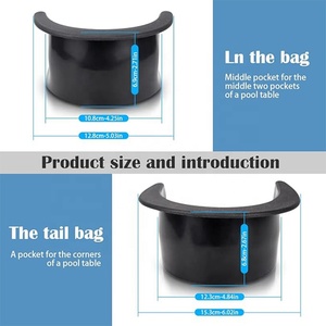 Ensemble de 6 doublures de poche de <span class=keywords><strong>billard</strong></span> en plastique, 4 coins et 2 côtés, pour produits de snooker et de <span class=keywords><strong>billard</strong></span> - Product Image 2