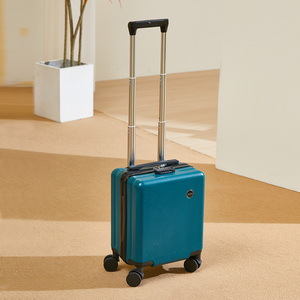 Mini <span class=keywords><strong>Valise</strong></span> de Voyage Tendance 14 Pouces Bagage <span class=keywords><strong>Cabine</strong></span> Léger 40x30x20 avec <span class=keywords><strong>Roues</strong></span> Support de Gobelet Disponible Dropshipping - Product Image 1