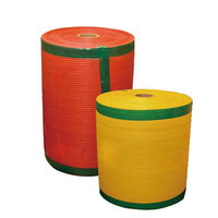 Großhandel raschel mesh zwiebel gemüse gestrickte mesh tasche rolle