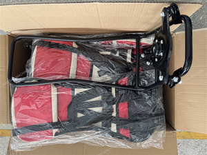 Arnés de doble correa para desbrozadora de mochila, recortadora de gasolina, con bolsa de transporte y soporte de marco - Product Image 6