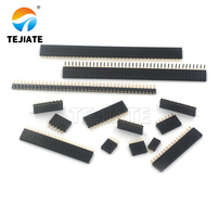 Connecteur de batterie 9v à fibre optique Speakon Pin Sp 2.54MM à une rangée femelle