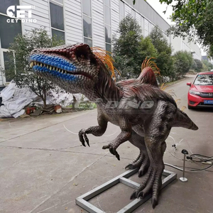 Modelo de Dinosaurio Animatrónico para Parque de Atracciones, Dinosaurio Bebé de Silicona Animatrónico para Atracción <span class=keywords><strong>3D</strong></span>, Venta Caliente de Fábrica - Product Image 6