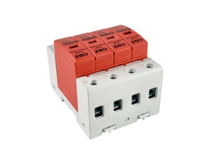 220V 40kA sét arrester ba giai đoạn 3 cực + N thiết bị bảo vệ tăng điện thiết bị bảo vệ tăng - Product Image 4