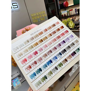 MILAN Suministros de Uñas al por Mayor Set de Esmalte en <span class=keywords><strong>Gel</strong></span> 36 Colores Nude Rosa Translúcido Jalea de Hielo Semi Permanente Removible - Product Image 1