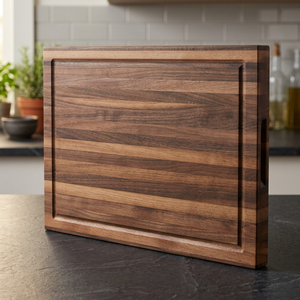 Planche à découper et support à couteaux TianZhu en bois d'acacia personnalisés - Forme rectangulaire durable, antibactérienne, épaisseur 2,0 cm, compatible lave-vaisselle - Product Image 4