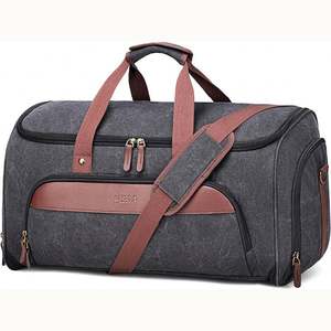 Bolsa de Viaje para Ropa con Muestra Gratis, Bolsa de Lona para Ropa con Correa para el Hombro y Compartimento para Zapatos - Product Image 3