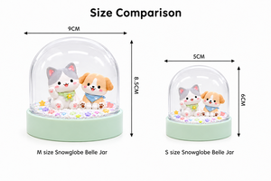 Cadeaux de Noël, figurines de Noël dans une boule de neige en plastique - Product Image 5