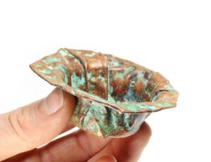 Rustique En Métal Fabriqué À La Main Personnalisé Cendrier - Product Image 2