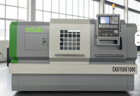 Tour CNC à lit plat automatique à broche simple robuste CK6150-1500 avec commande GSK
