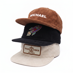 OEM Custom Corduroy 6 Panel Golf <b>Baseball</b> <b>Cap</b> Wholesale for Men Unstructured Embroidered Dad Hats - Product Image 1