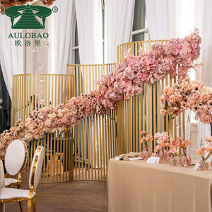 Elegante Fiesta Muebles Oro Hierro Metal Boda Evento Decoración Telones de fondo Avión - Product Image 1