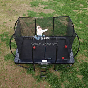 Zoshine Premium 10x14FT Trampolín para niños Rectángulo Sistema de salto de servicio pesado para exteriores con red de seguridad para familias - Product Image 3